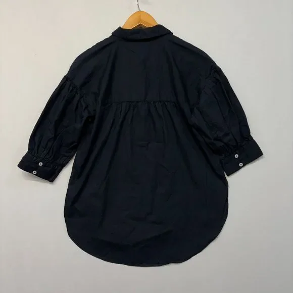 Maeve by Anthropologie Blouse Top Button Shirt Size SP Small Petite D049 -27 - Picture 13 of 16